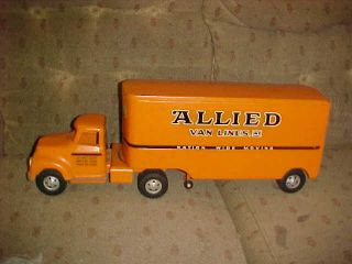 Vintage Tonka Toys Allied Van Lines Inc.  Nation Wide Moving Tractor Trailer