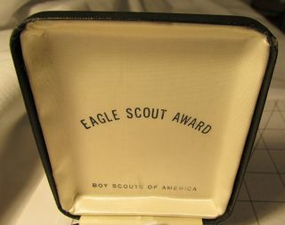 VINTAGE BSA Award Boy Scout Stange 5c Eagle Medal & Patch 3