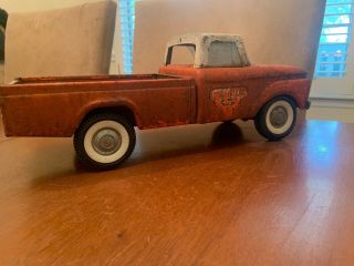 Vintage Nylint Ford U - Haul Truck Orange And White