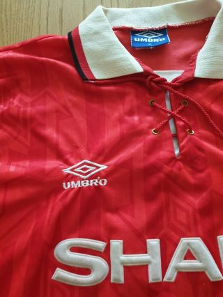 Vintage umbro special edition Manchester United Shirt XL 92/93 3