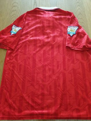 Vintage umbro special edition Manchester United Shirt XL 92/93 5