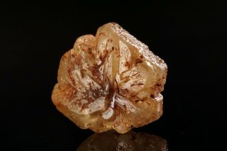 RARE LOCALE Chrysoberyl Crystal Sixling Twin KHAMMAM,  INDIA - Ex.  Currier 4