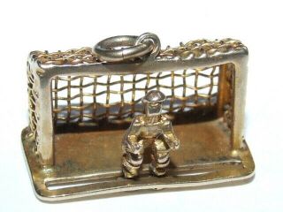 Scarce 1955 Articulated Football Goalkeeper Goalie Solid 9ct Gold 3d Charm /fob