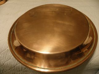 Vintage Copper Tart Tatin Pan Marked Christian Wagner,  Made In Germany