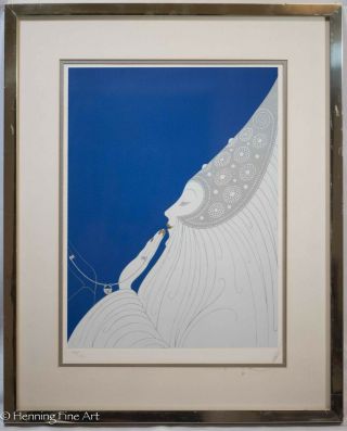 Erte Limited Edition Serigraph " The Bride " Twenties Remembered Suite 4/8 Nr Rare