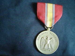 Vintage Us U.  S.  National Defense Medal,  Ww2 Wwii Korea Vietnam,  Army,  War