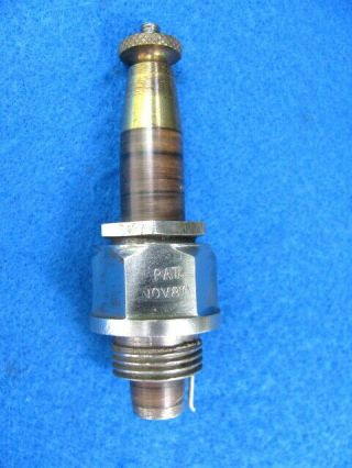 Vintage rare,  antique 1906 PITTSFIELD SPARK COIL JEWEL mica spark plug,  early m/c 2