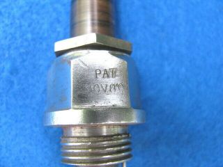 Vintage rare,  antique 1906 PITTSFIELD SPARK COIL JEWEL mica spark plug,  early m/c 3