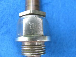 Vintage rare,  antique 1906 PITTSFIELD SPARK COIL JEWEL mica spark plug,  early m/c 4