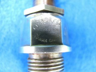 Vintage rare,  antique 1906 PITTSFIELD SPARK COIL JEWEL mica spark plug,  early m/c 5