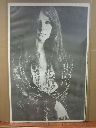 Vintage Janis Joplin 1970s Poster American Singer Songwriter 3602