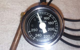 Nos Vintage Ford Dohf - 10883 - C2 Mechanical Water Temperature Gauge.