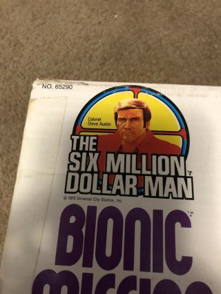 Vintage Six Million Dollar Man Bionic Mission Vehicle 1977 With Action Figure 2