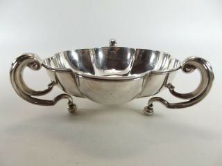 Antique Silver Three Handled Bowl Hallmarked Birmingham 1911 Ref 119/5