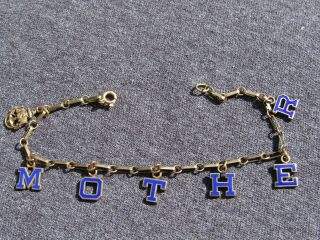 Wwii Ww2 Us Navy Mothers Sweetheart Bracelet Sterling