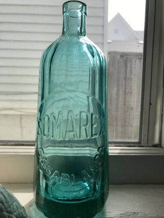 Vintage Seltzer Bottle Blue