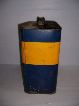 Vintage Sunoco Mercury Made Motor Oil 2 Gallon Can Gas Station Advertising 4