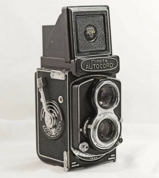 Vintage Minolta Autocord Metered Tlr Camera 1955 - 65