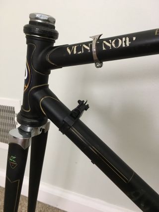 Austro - Diamler Vent Noir vintage bike frame Reynolds 531 steel Fender Mounts 8