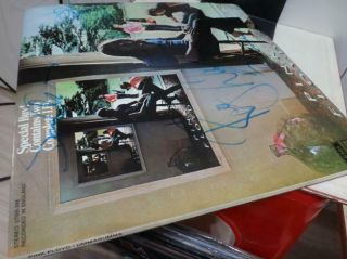 PINK FLOYD / VERY RARE HAND AUTOGRAPHED SIGNED BY MEMBERS 2LP PROG PSYCH EX, 7