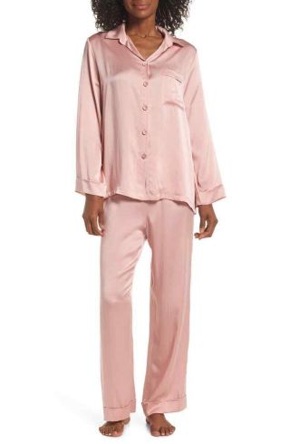 PAPINELLE Women ' s 100 Silk Pajama set - Vintage Pink - Small - $199 Luxury Softness 2