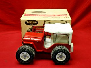 Vintage 1968 Tonka Dune Buggy Jeep No.  2445 Red Steel Model Toy Truck (red)