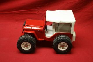 Vintage 1968 Tonka Dune Buggy Jeep No.  2445 Red Steel Model Toy Truck (Red) 4