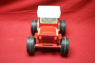 Vintage 1968 Tonka Dune Buggy Jeep No.  2445 Red Steel Model Toy Truck (Red) 5