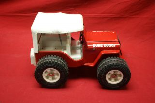 Vintage 1968 Tonka Dune Buggy Jeep No.  2445 Red Steel Model Toy Truck (Red) 6