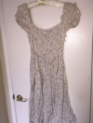 Gunne sax Size 9 Floral Button Down Prairie Dress 4