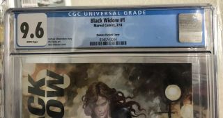 Black Widow 1 1:100 Milo Manara Variant CGC 9.  6 RARE HTF 2