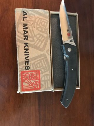 Vintage Al Mar Knives Shrike Knife Ske - 2 1st Prod Vg10 Collector 045 Nib