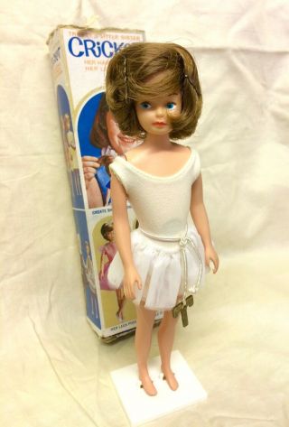 60s Rare Boxed American Character Cricket Ballerina Doll,  Tressy’s Cousin,  Toots