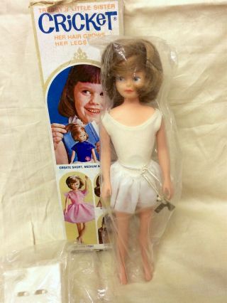 60s Rare Boxed American Character Cricket Ballerina doll,  Tressy’s cousin,  Toots 3