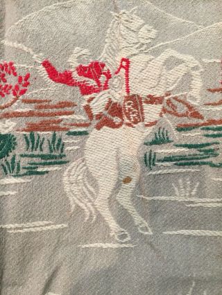 VINTAGE Roy Rogers,  horse,  Trigger Curtains Circo 1950 6 panels 2