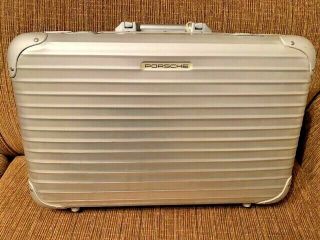 Rimowa X Porsche Brief Case Case Rare Item Made In Germany 911,  928,  With Keys