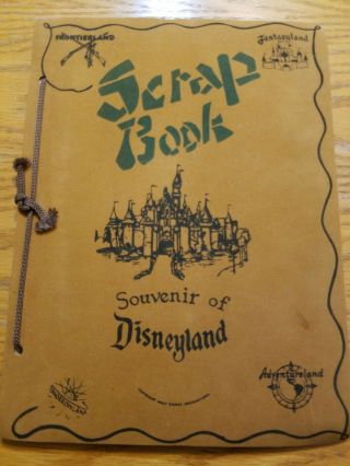 Vintage Disneyland Scrapbook 1956