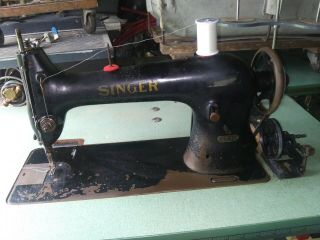 Vintage Singer 31 - 15 Industrial Sewing Machine Only Good