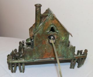 vintage detailed handmade copper bronze nautical boat fishing house table lamp 12