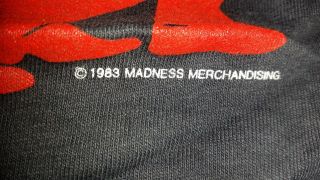 MADNESS 1983 Nutty Boys vintage licensed concert tour shirt XL 2