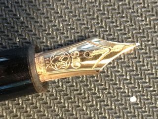 Authentic Vintage Montblanc Meisterstuck Fountain Pen No.  146 14k Gold Nib 4810