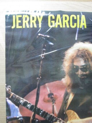 Jerry Garcia Vintage Poster rock band greatful dead 1979 Inv G3067 3