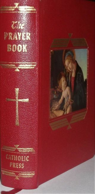 ††vintage Catholic The Prayer Book 1954 Leather Religious
