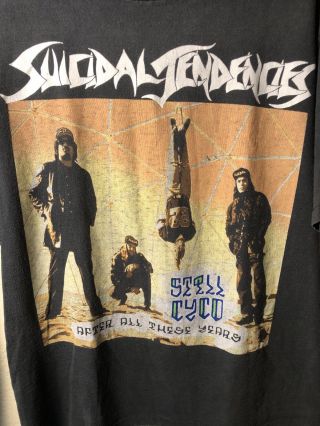 Vintage Giant Rare 1993 Suicidal Tendencies Fueled By Hate Japan Tour T Shirt 5