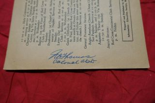 US Army Solider ' s Guide to Naples Italy booklet signed by Colonel w map 3