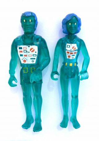Vintage Fisher Price Adventure People Action Figures Rare Xray Man And Woman Set