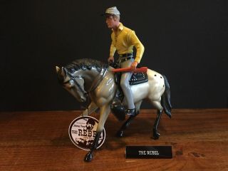 Vtg 1950s Hartland Nick Adams Johnny Yuma The Rebel Western Collectible Figure