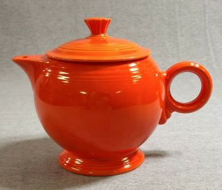 Fiesta Vintage Red Large Teapot (1935 - 1944) - Fiestaware