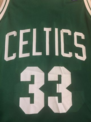 VTG Champion Larry Bird Jersey Boston Celtics 33 NBA - Vintage 90s Size 40 2
