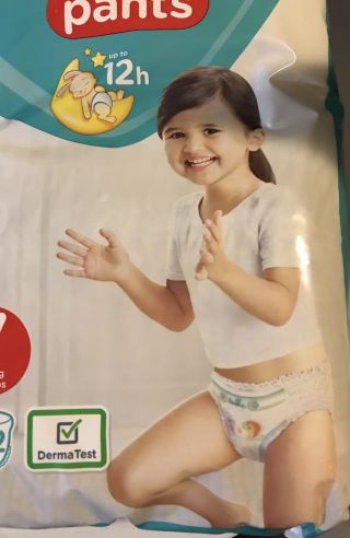 52ct Non - Vintage Pampers Nappy Pants Size 7 Xl Pack Fits Up To 33” Waist